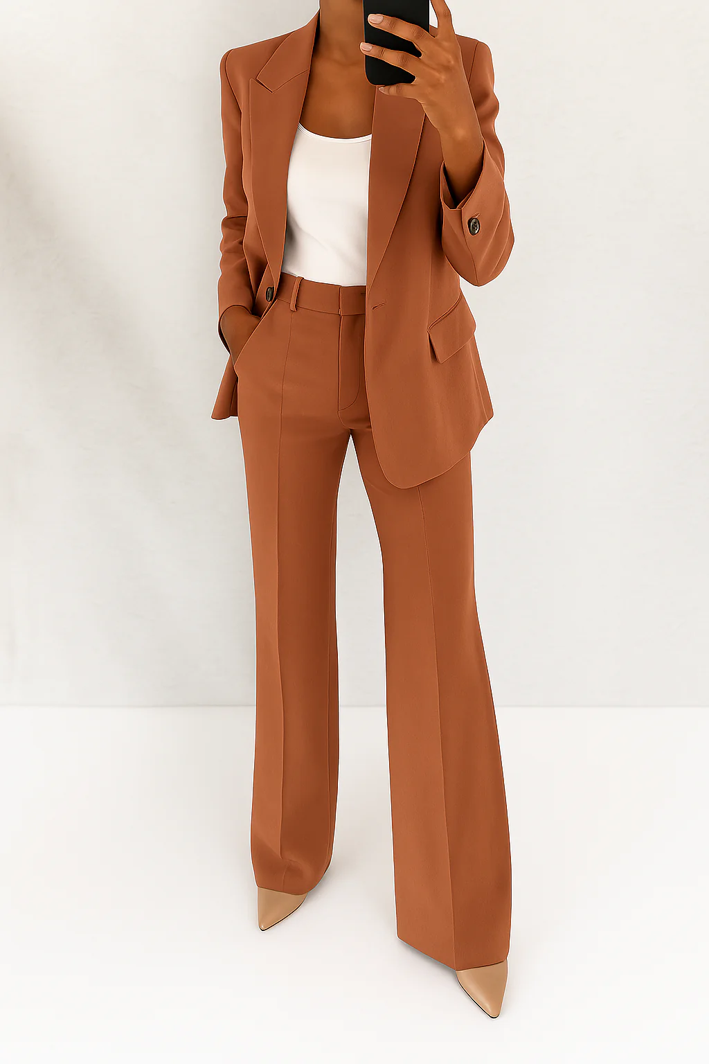 Elegant Professional Two-Piece Women's Suit