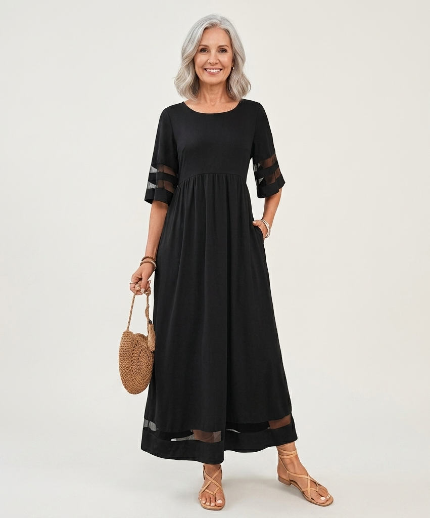 Flattering Tummy-Smoothing Women's Midi Dress
