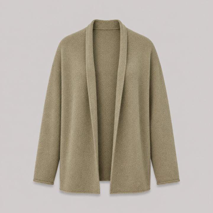 Soft Premium Women's Cashmere Blend Open Cardigan