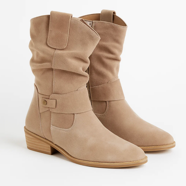 Elegant Suede Ankle Boots for Women