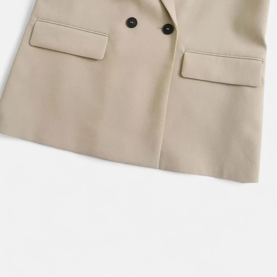 Women's Double-Breasted Vintage Blazer