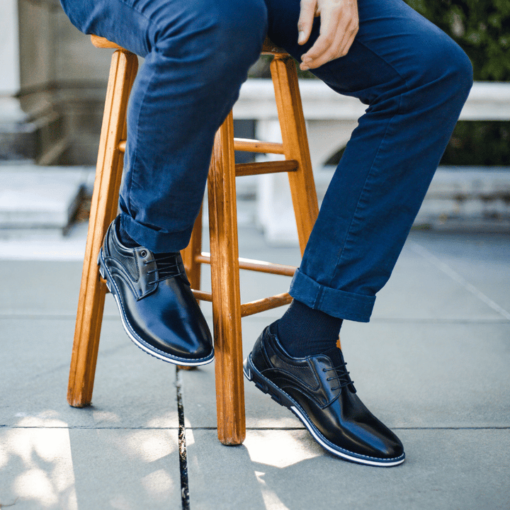Orthopedic Business Men's Lace-Up Shoes