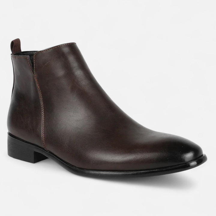 Elegant Square Toe Chelsea Boots for Men