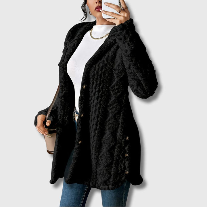 Women's Cozy Hooded Teddy Coat
