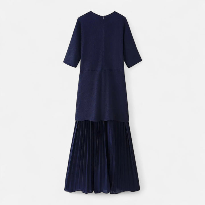 Elegant Pleated Women's Dress