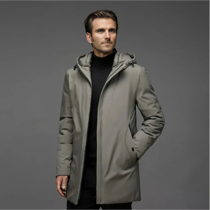 Premium Men's Winter Coat - Slim Fit Design for Business and Casual Wear
