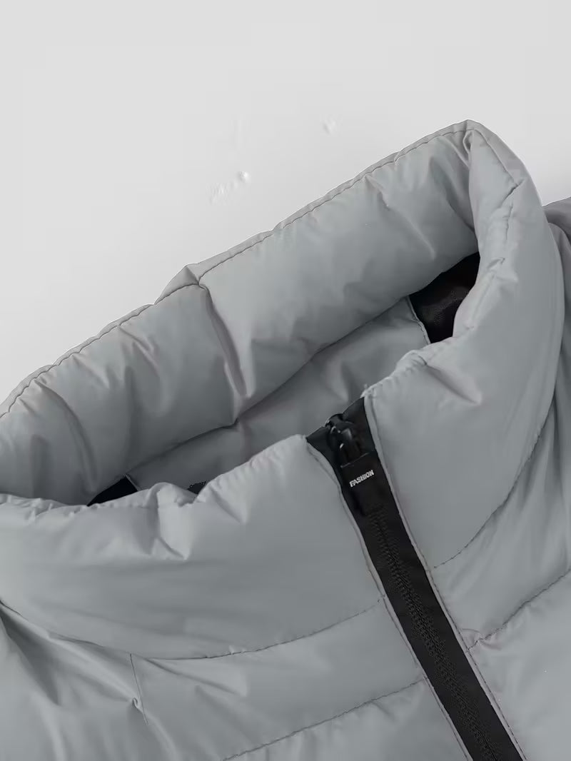Premium Quilted Vest for Men - Lightweight Insulation with Zip Pockets