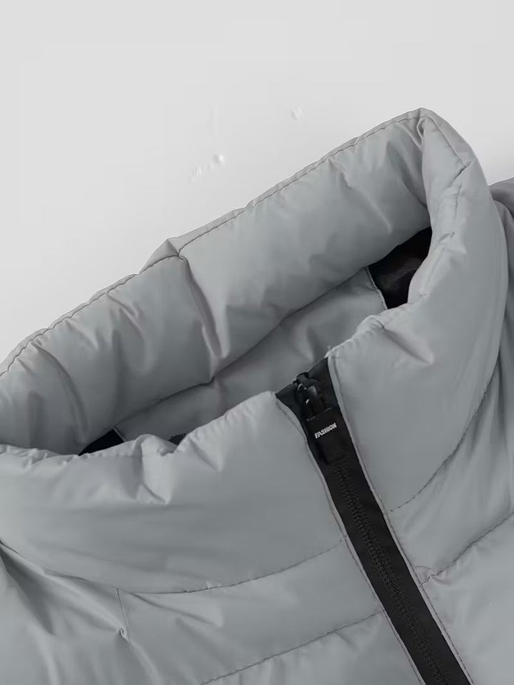 Premium Quilted Vest for Men - Lightweight Insulation with Zip Pockets