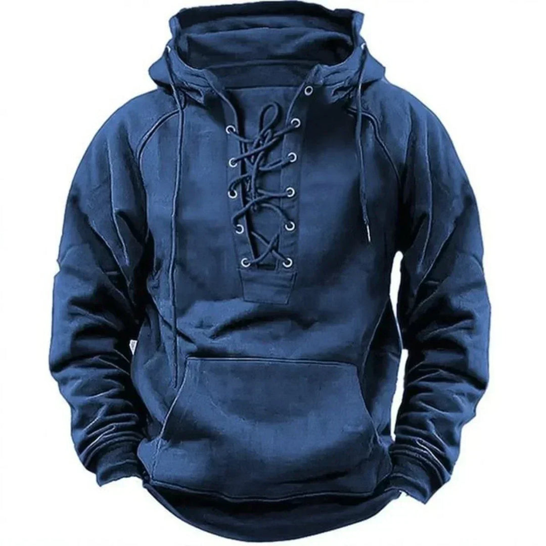 Men's Premium Fleece-Lined Hoodie - Rugged Outdoor Pullover