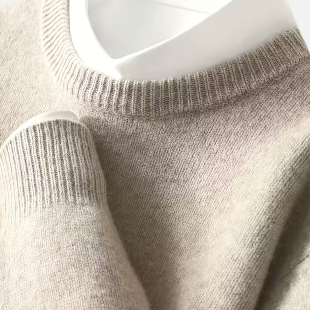Classic Warm Men's Crew Neck Sweater