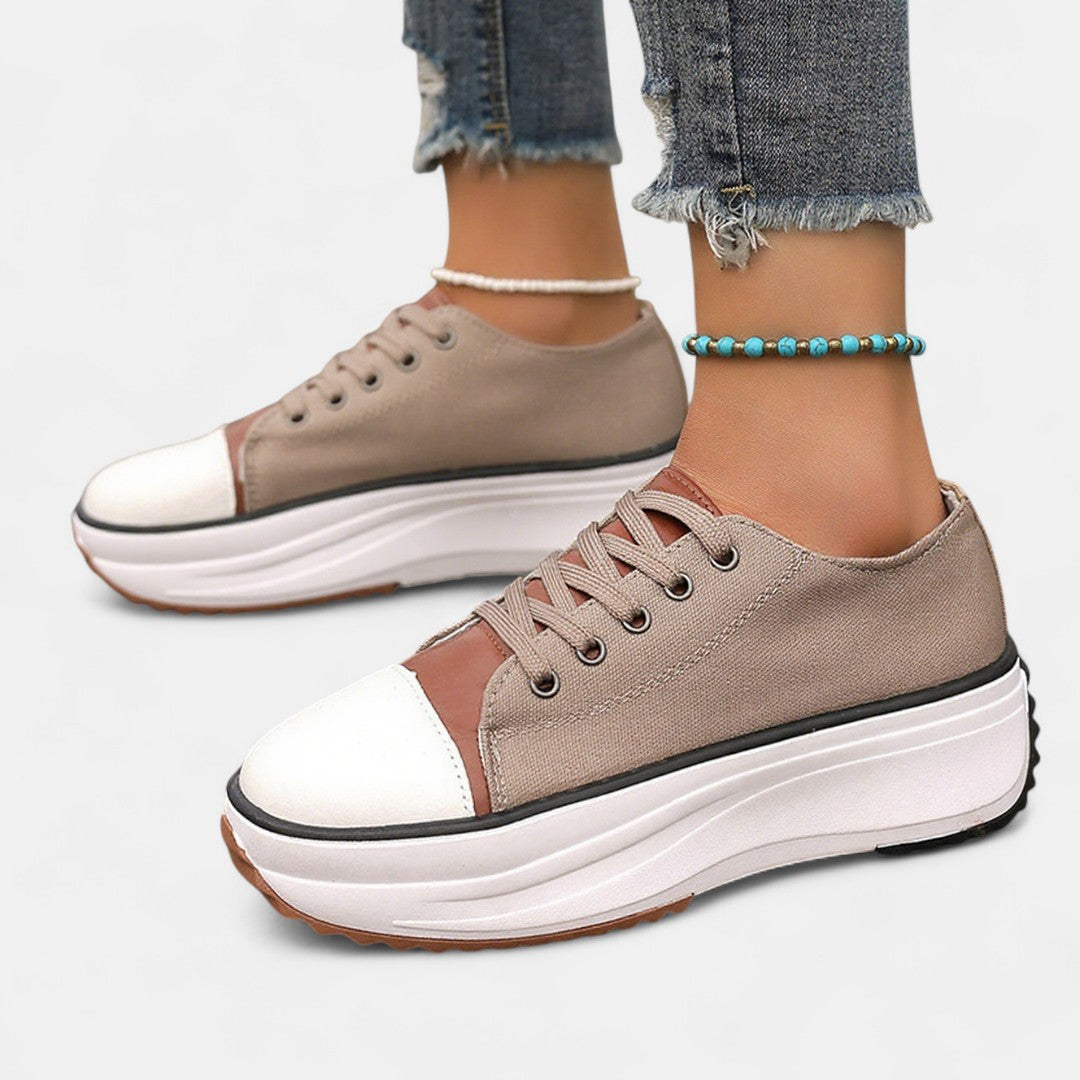 Women's Platform Sneakers with EVA Cushioning