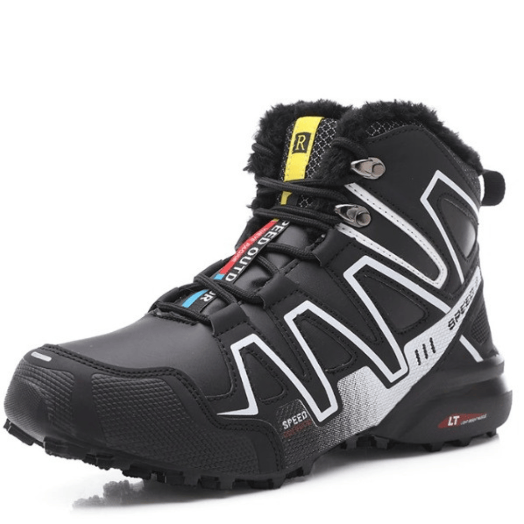 Waterproof Men's Winter Hiking Shoes - Warm Lined with Non-Slip Sole