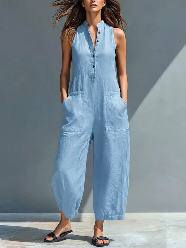 Elegant Sleeveless Women Jumpsuit