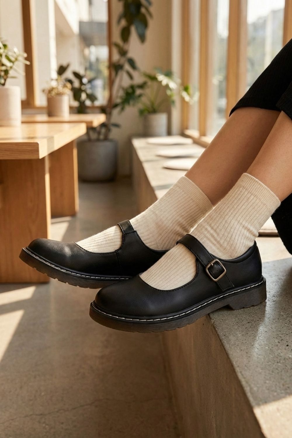Classic Buckle Strap Women's Ballet Flats
