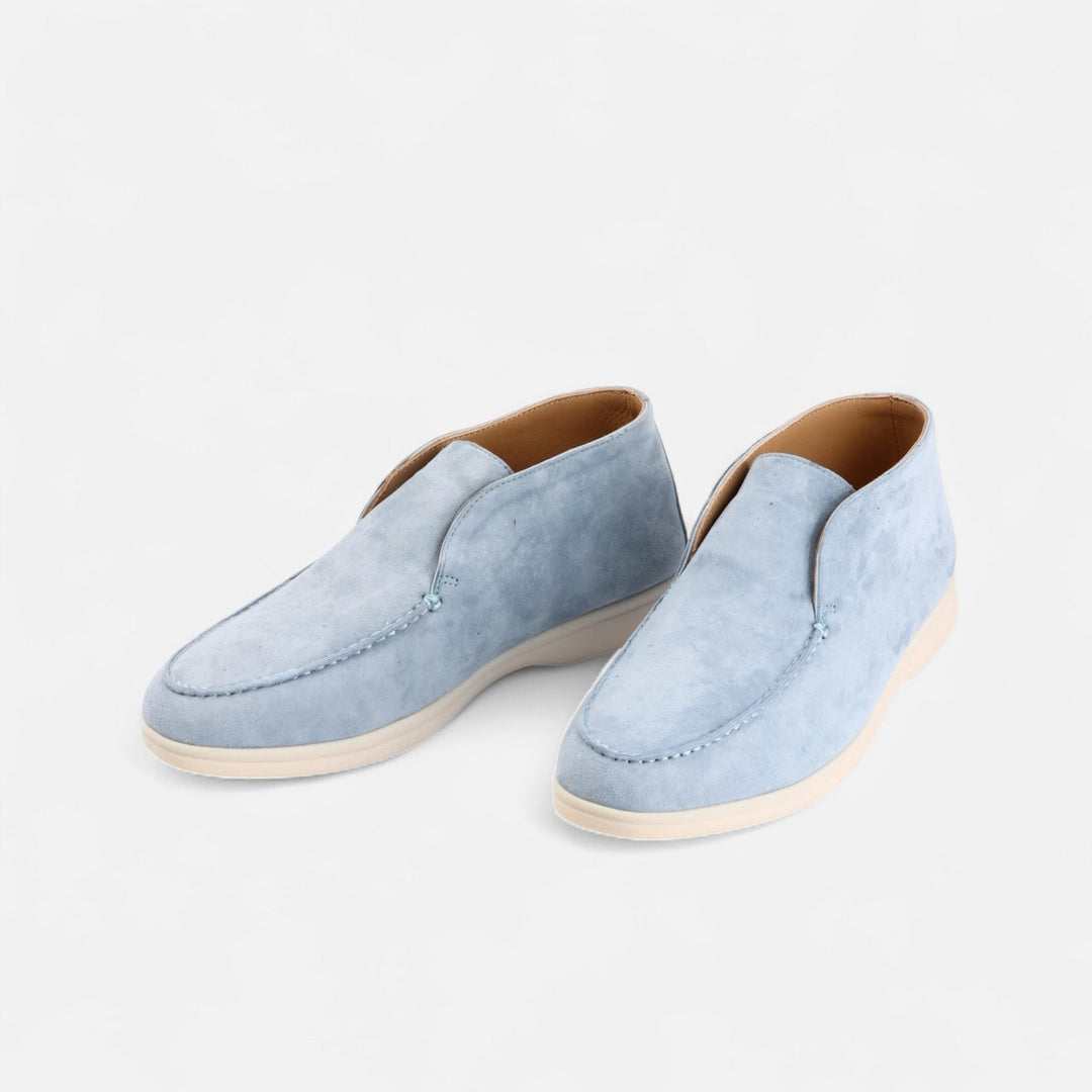 Elegant Suede Men's Slip-On Loafers