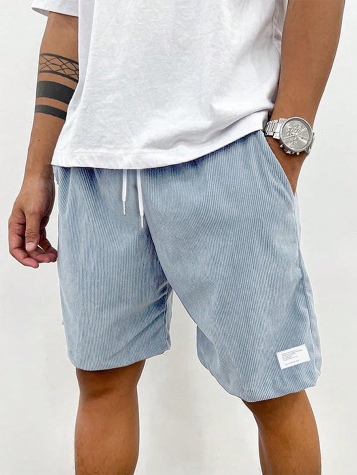 Casual Relaxed-Fit Men's Drawstring Shorts