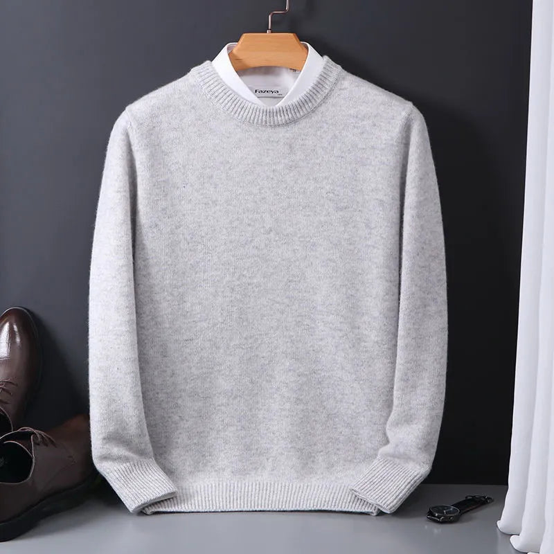 Premium Cashmere Men's Sweater - Classic Fit and Soft Quality