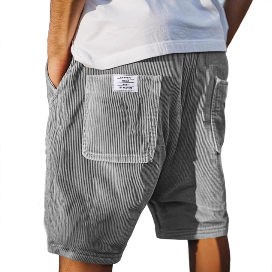 Elegant Men's Velvet Shorts