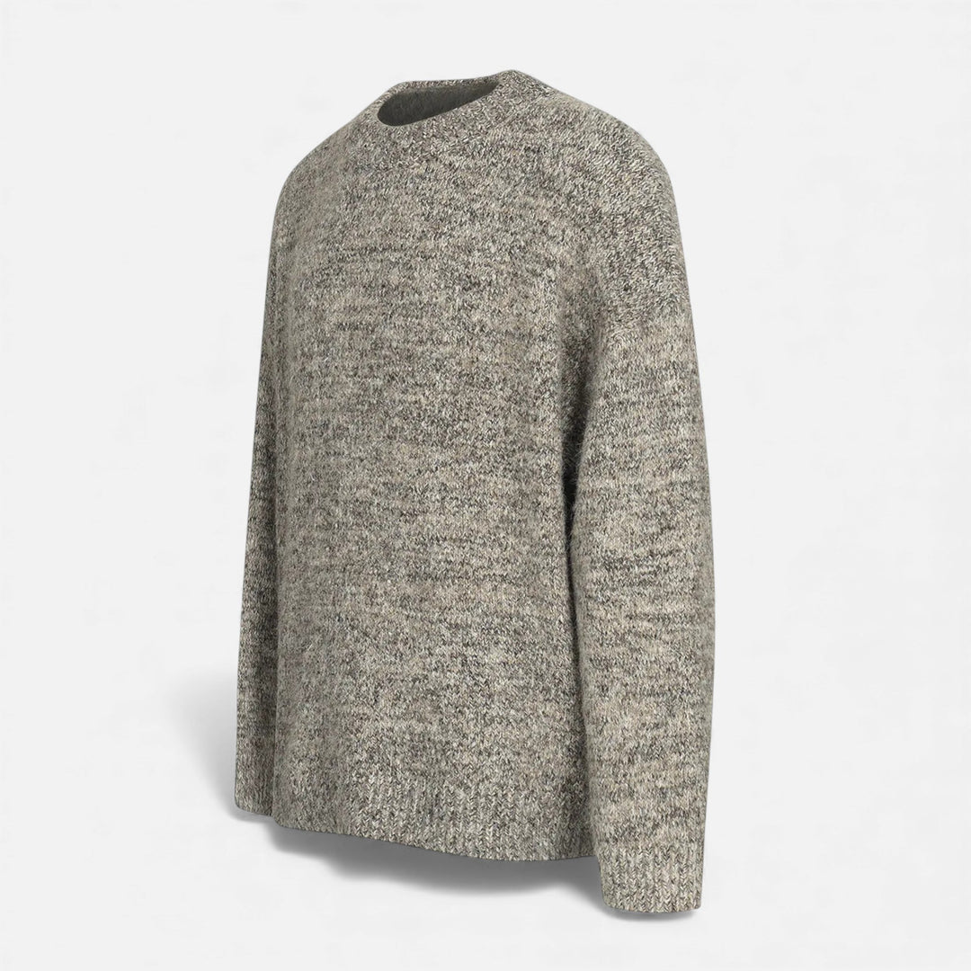 Classic Wool-Effect Men's Crew Neck Sweater