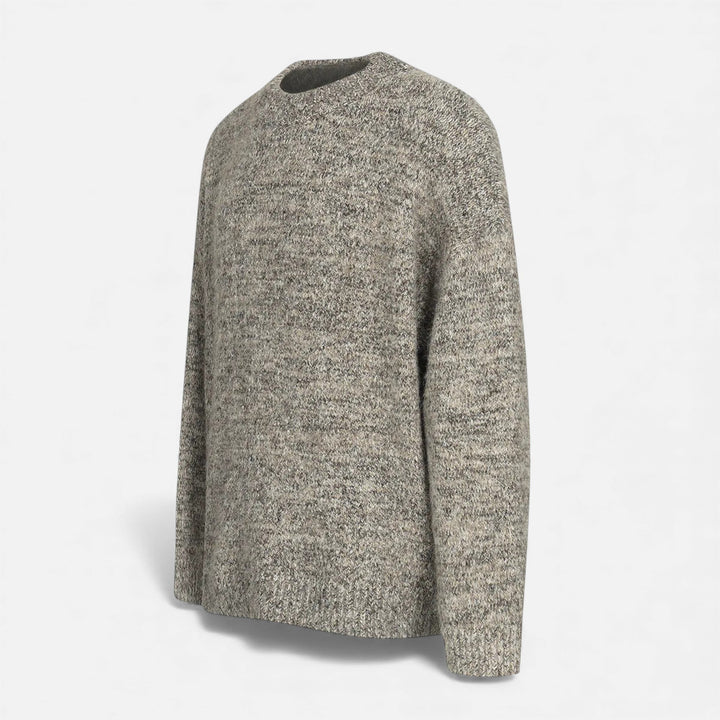 Classic Wool-Effect Men's Crew Neck Sweater