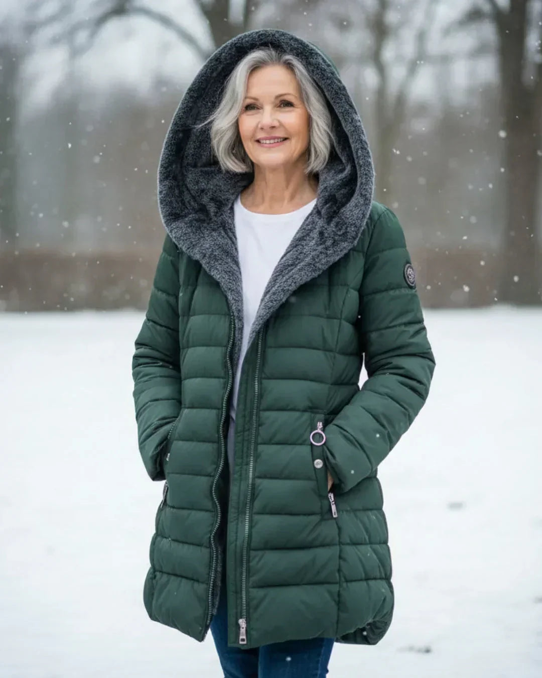 Warm Elegant Women's Padded Winter Jacket
