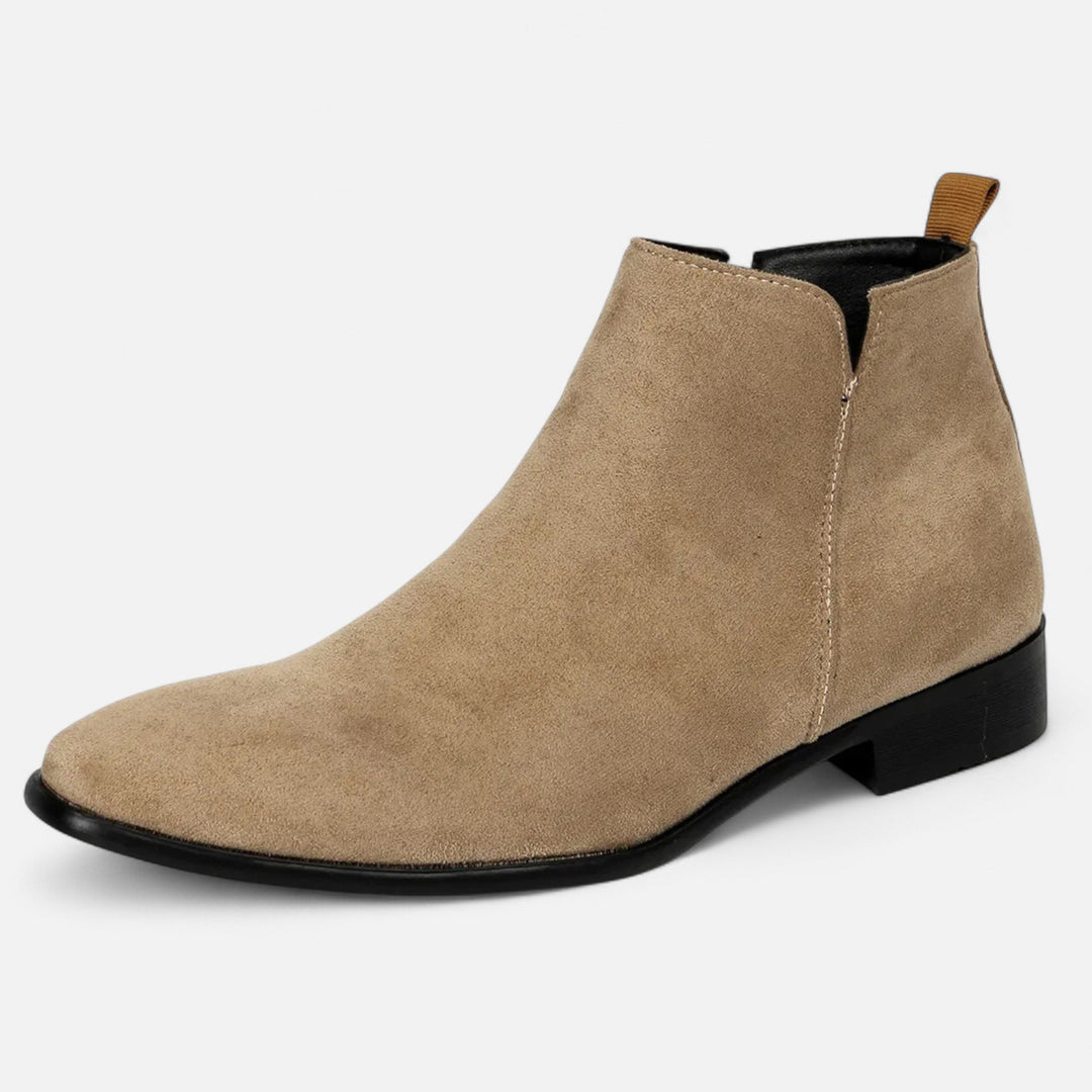 Elegant Square Toe Chelsea Boots for Men