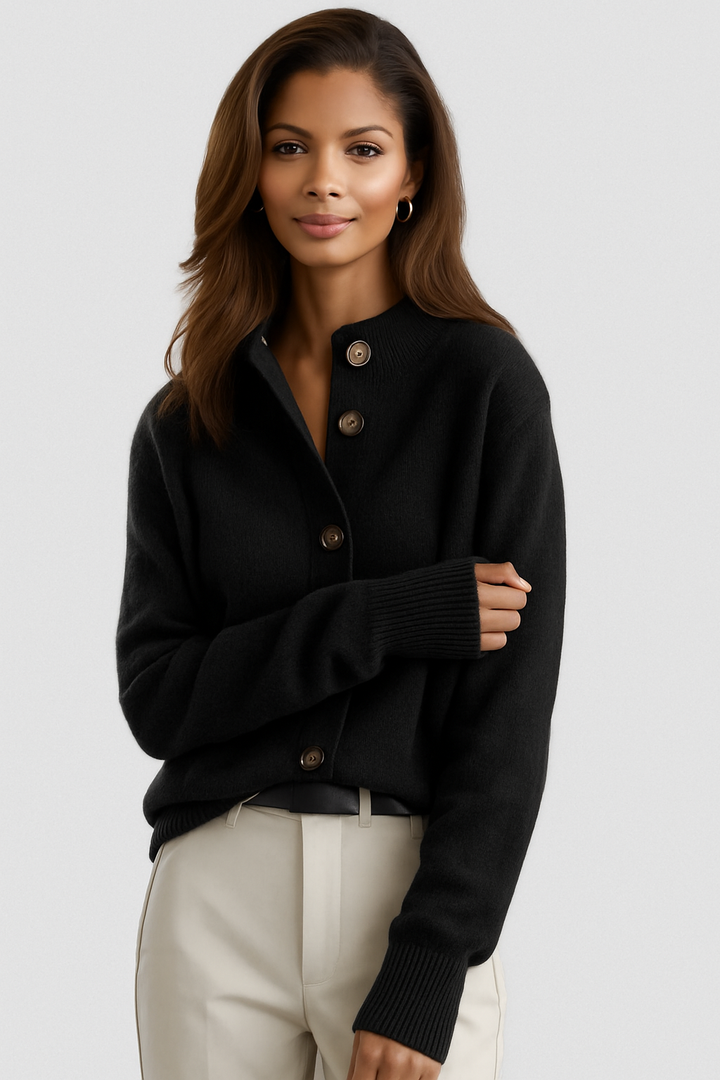 Cozy Classic Women's Button Cardigan