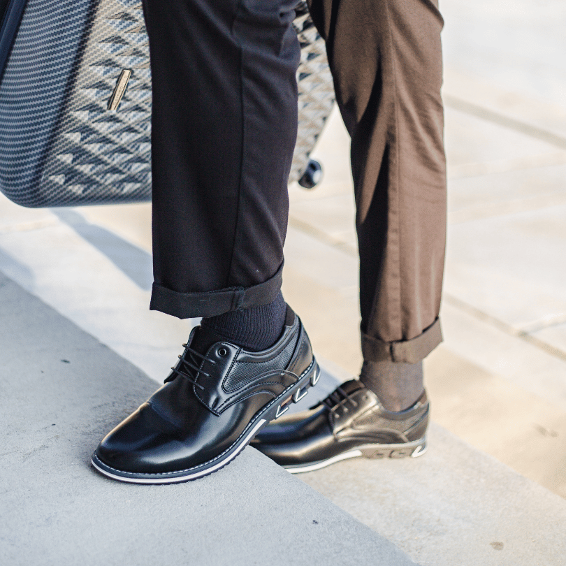 Orthopedic Business Men's Lace-Up Shoes
