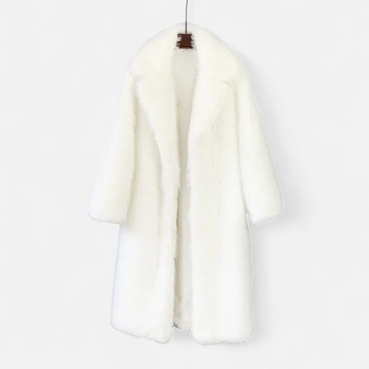 Elegant Long Women's Faux Fur Winter Coat