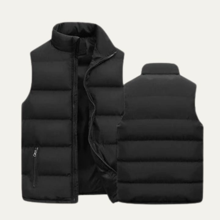 Warm Lightweight Men's Padded Puffer Vest