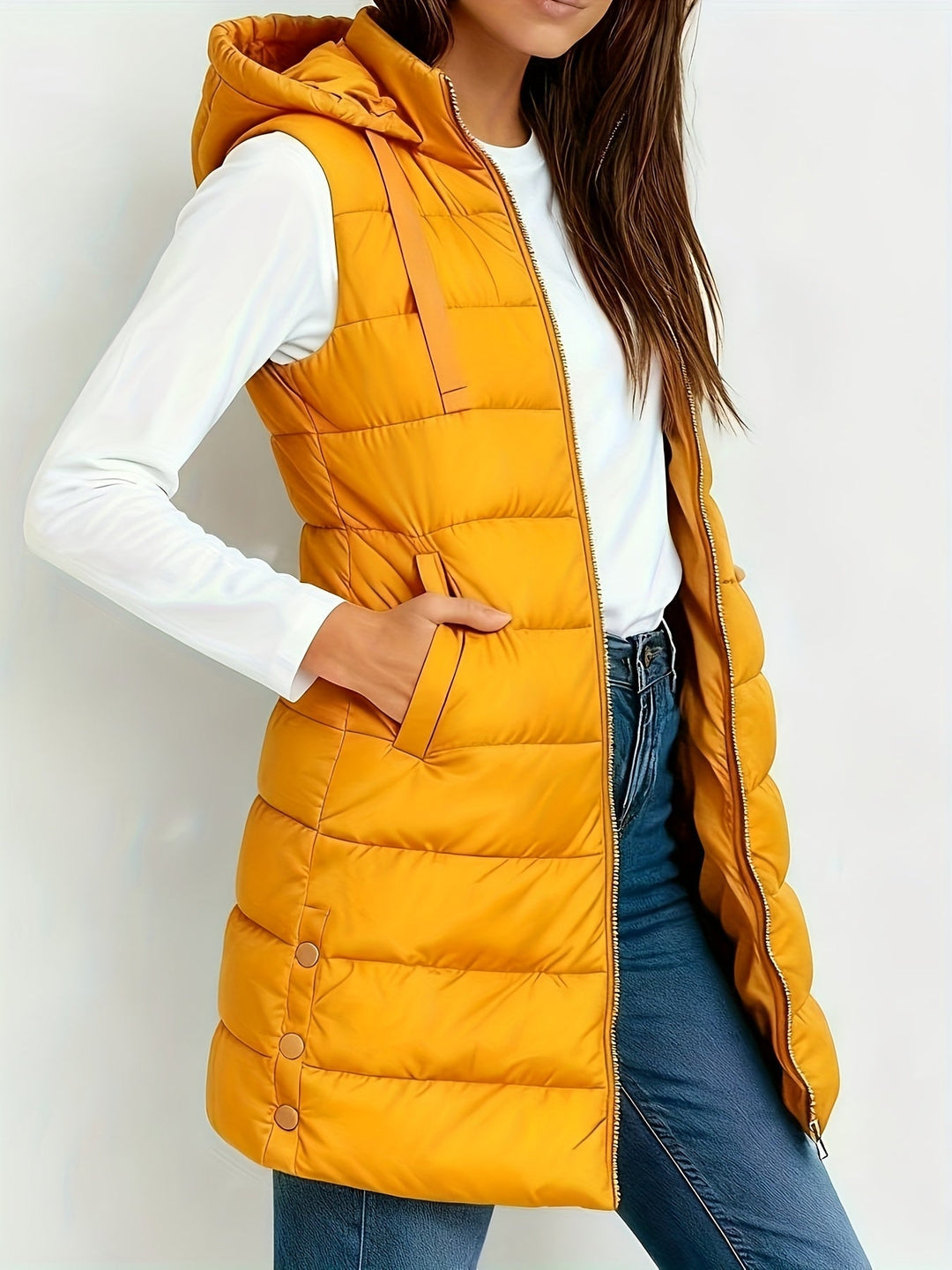 Lightweight Hooded Jacket for Women with Pockets