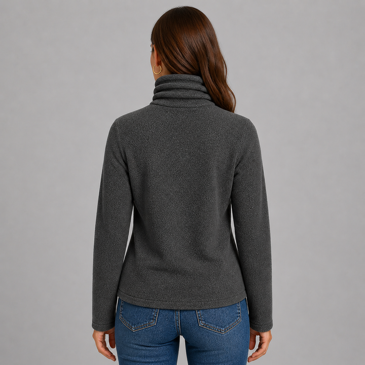 Soft Elegant Women's Cashmere Blend Turtleneck Sweater