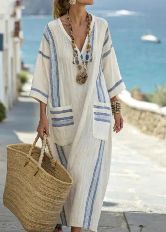Elegant Loose Fit Women's Summer Maxi Dress
