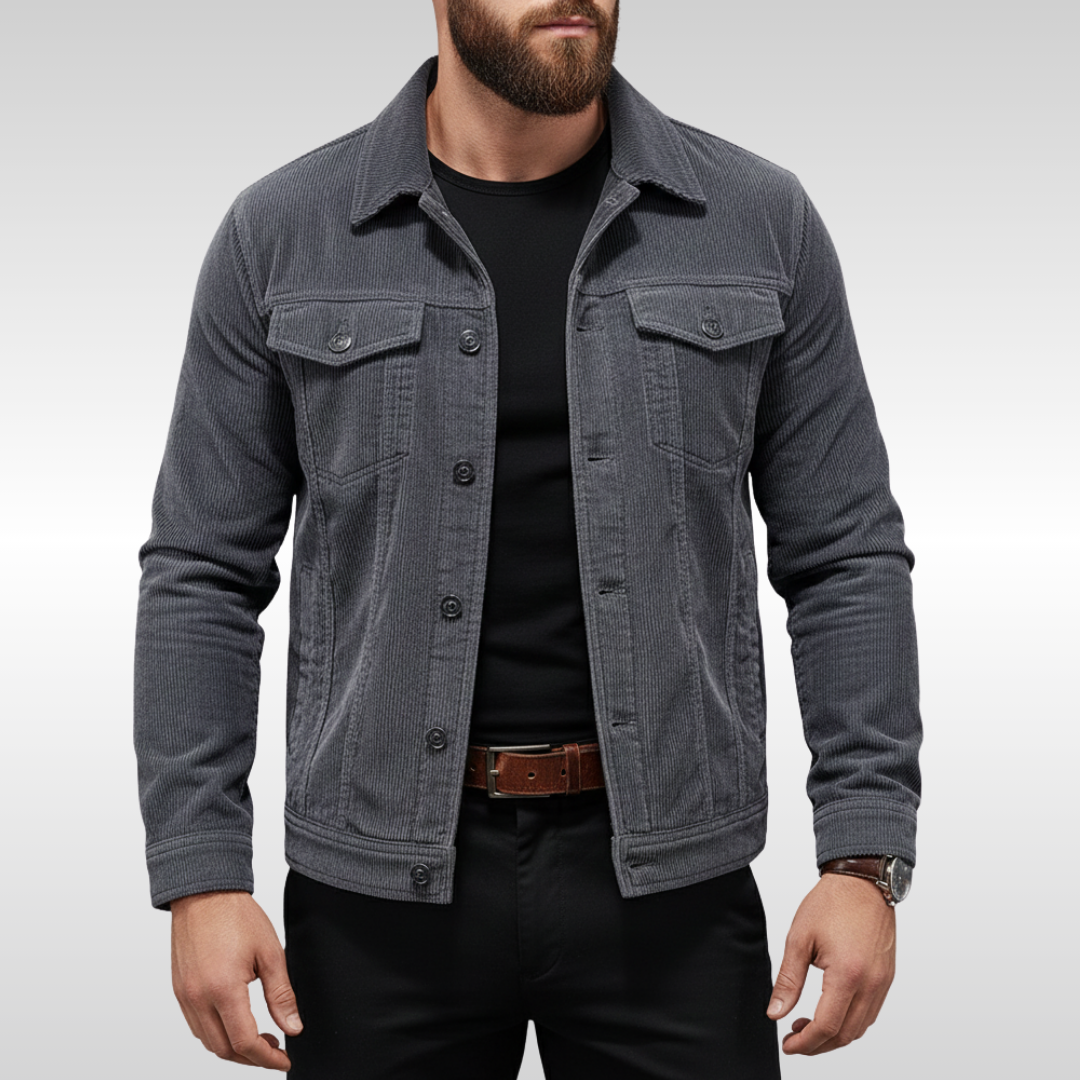 Classic Corduroy Men's Jacket with Modern Comfort