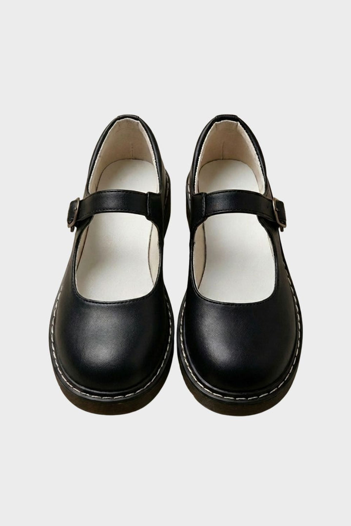 Classic Buckle Strap Women's Ballet Flats