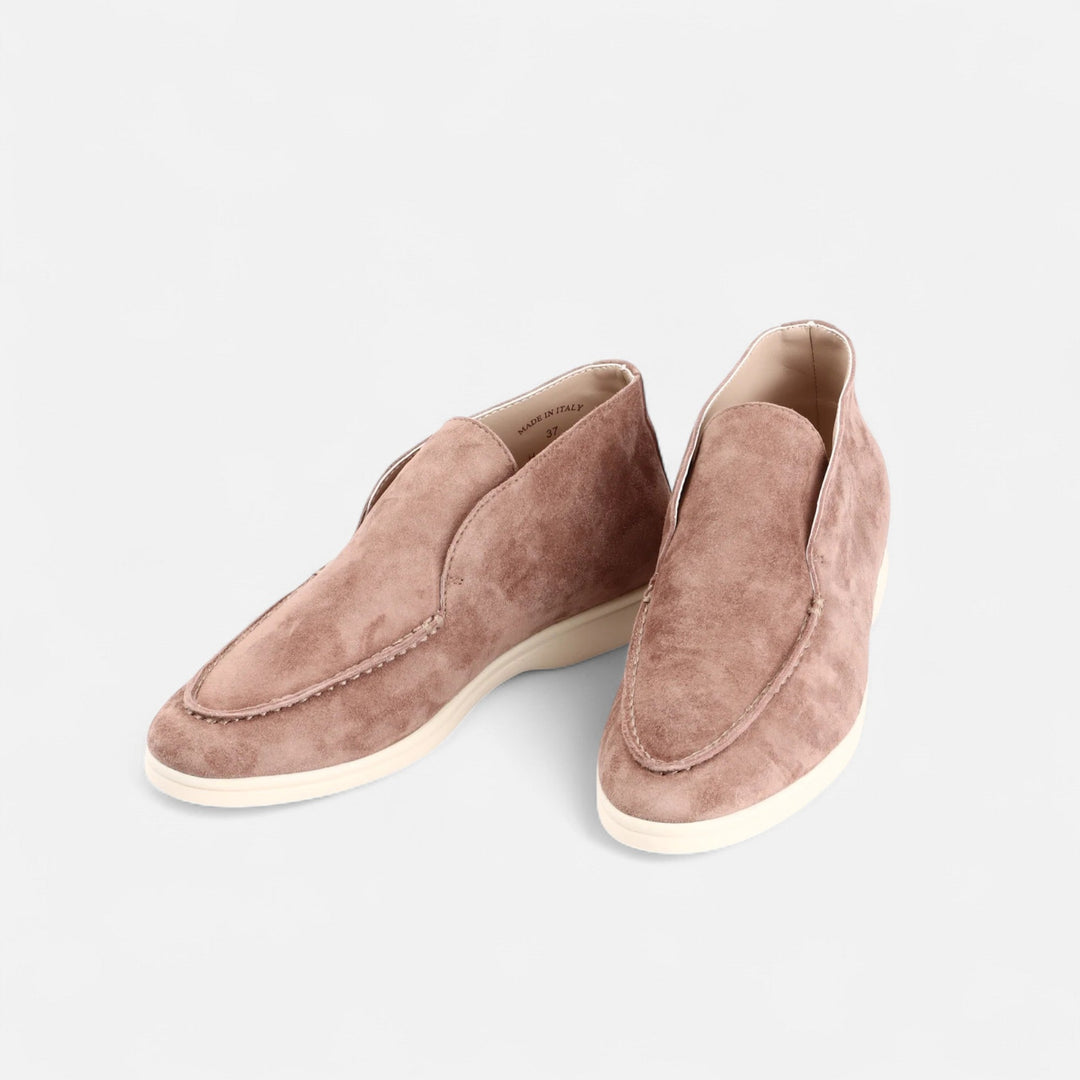 Elegant Suede Men's Slip-On Loafers