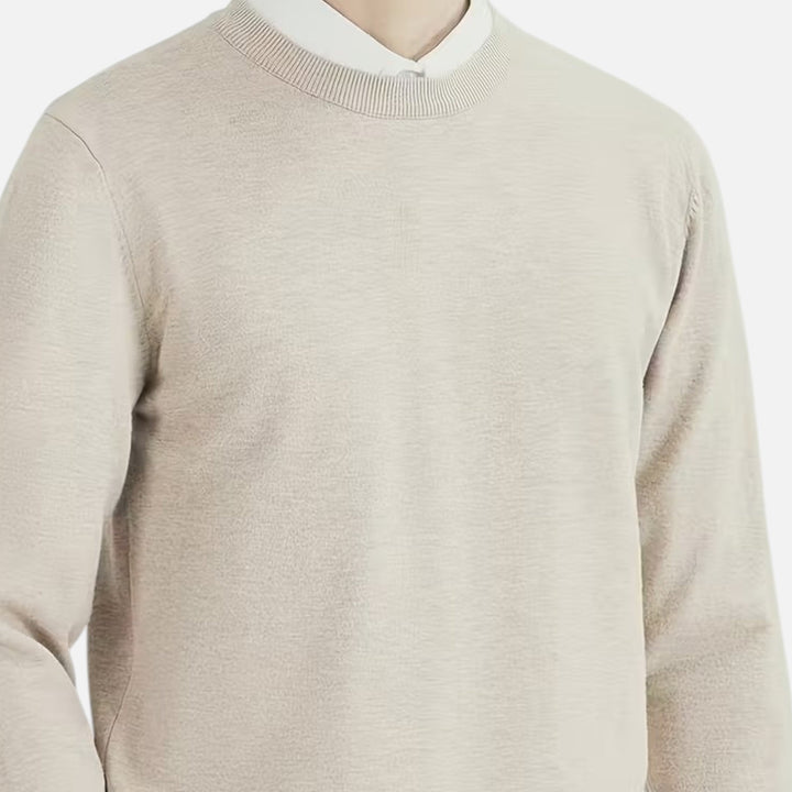 Classic Warm Men's Crew Neck Sweater