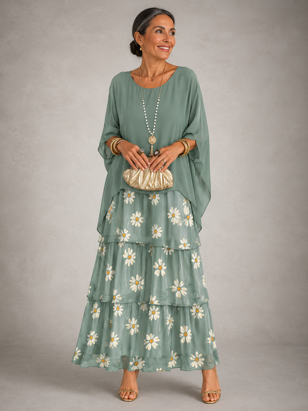 Elegant Flowing Women's Maxi Dress