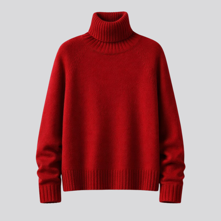 Soft Warm Women's Merino Wool Turtleneck Sweater