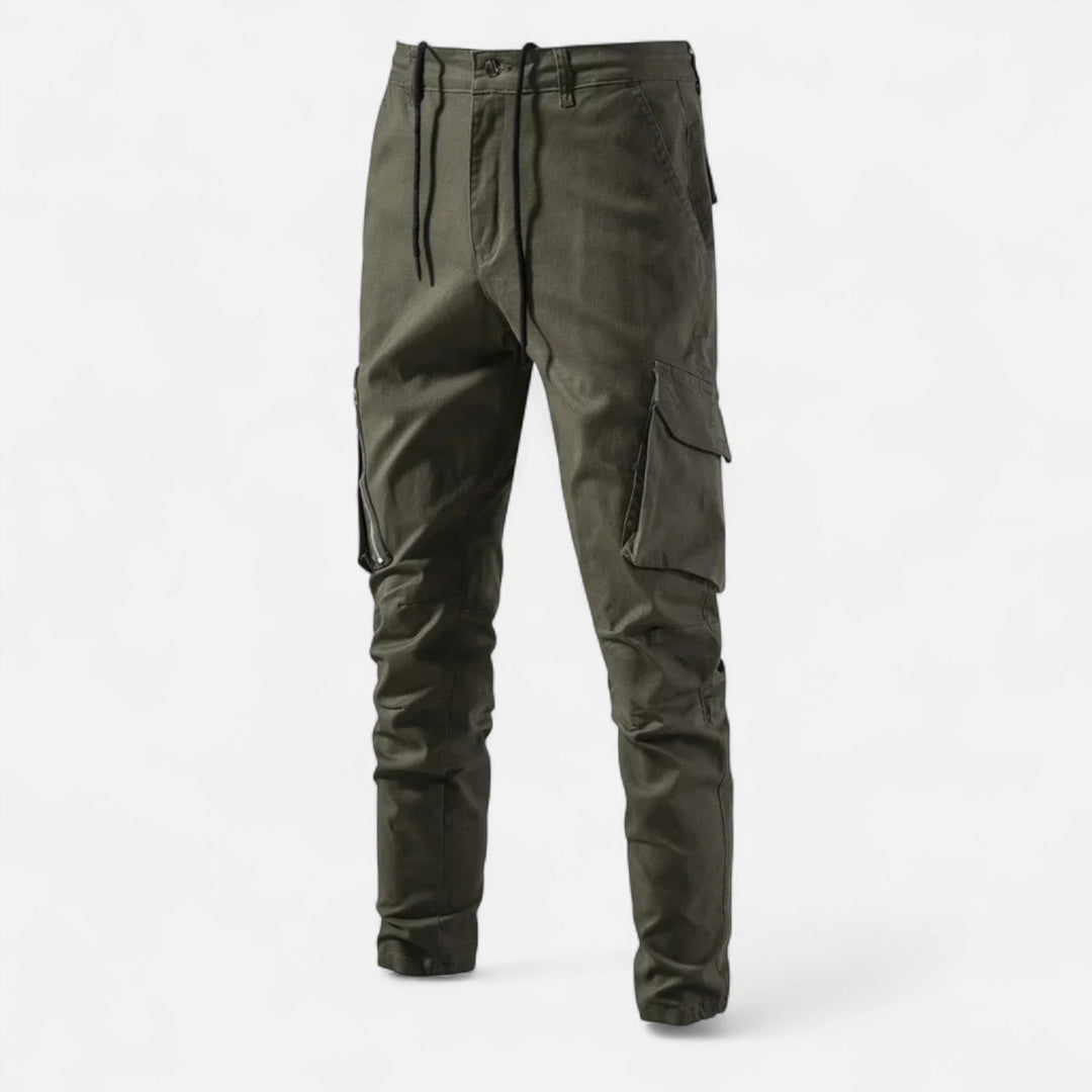 Premium Cotton Cargo Pants for Men - Heritage Fit