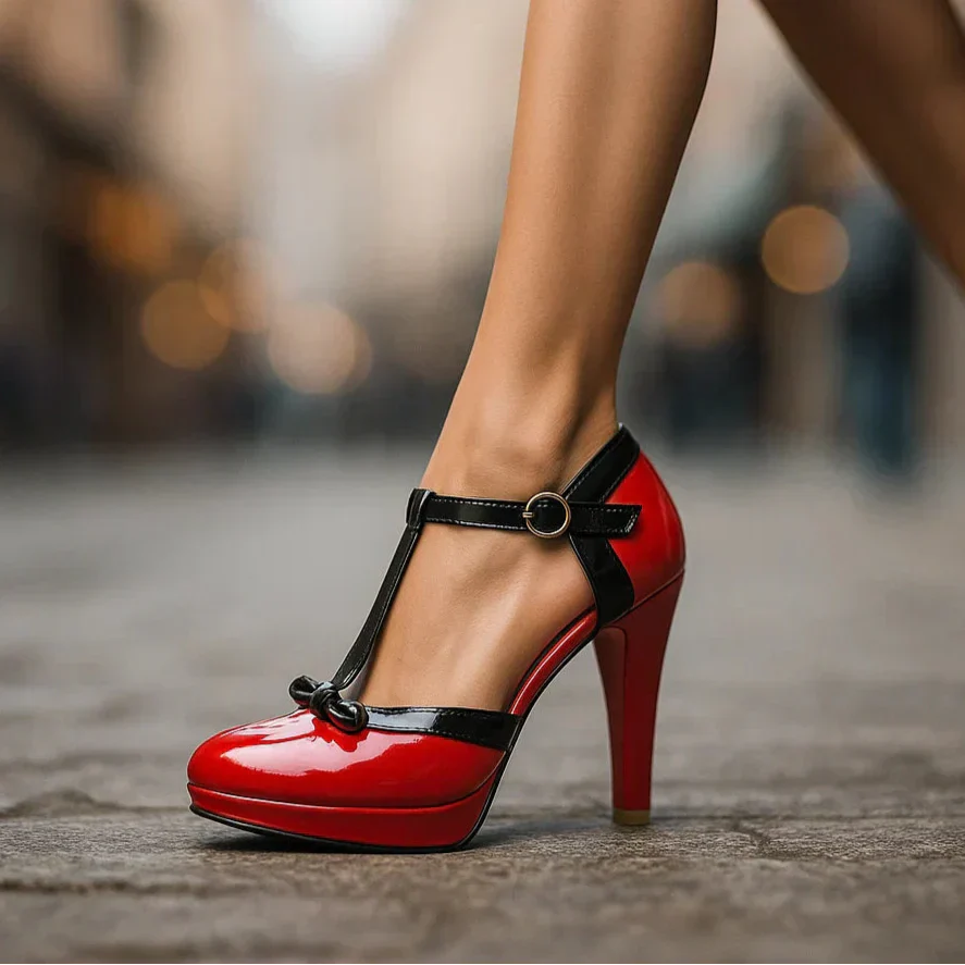 Elegant Women's Pumps with Mid-Height Heel