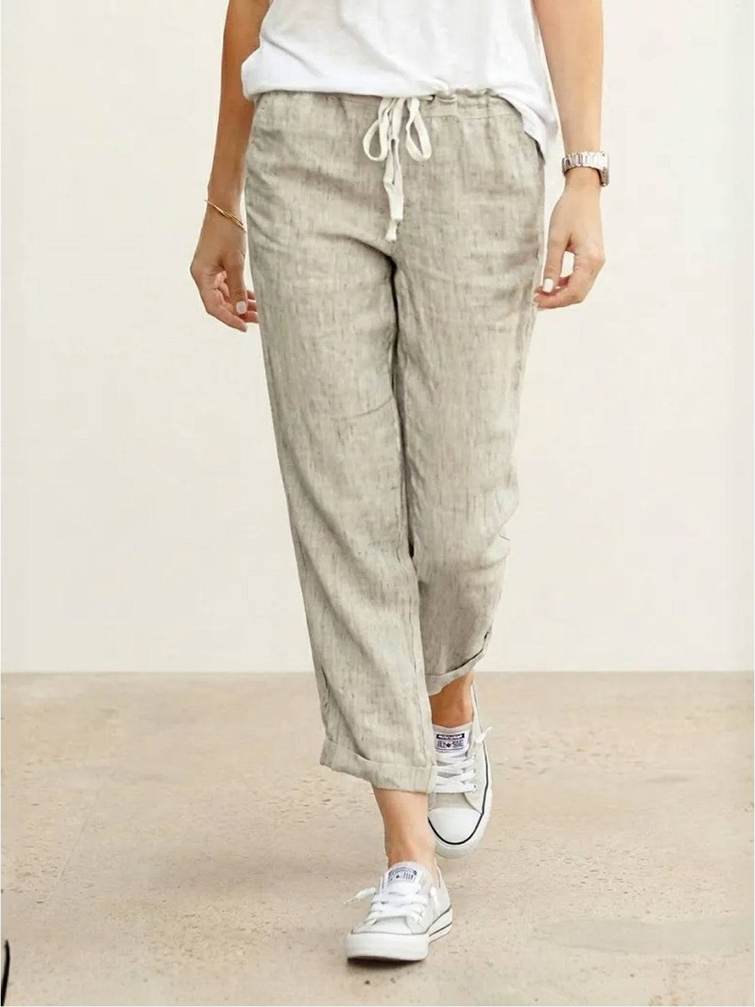 Comfortable Women Drawstring Waist Pants
