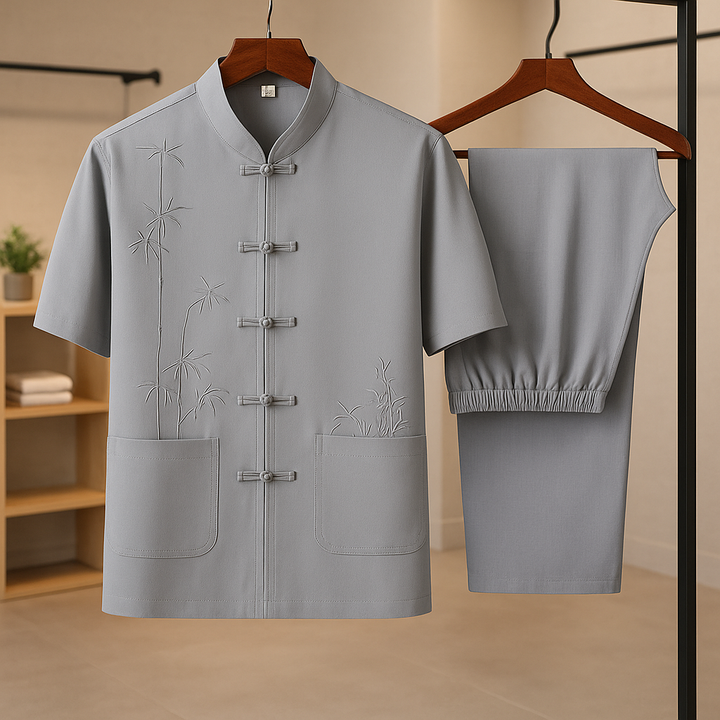 Elegant Men's Silk Set