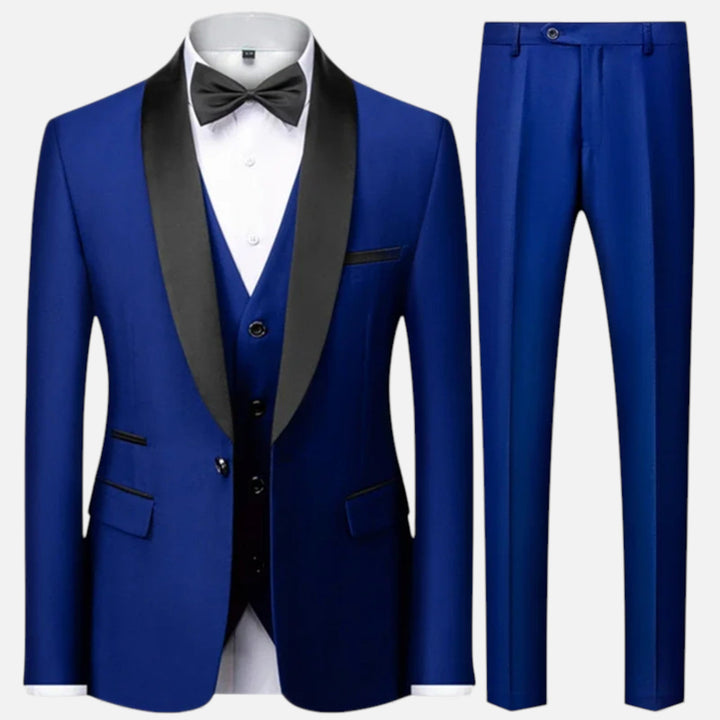 Elegant Men's Three-Piece Suit for Weddings and Formal Occasions