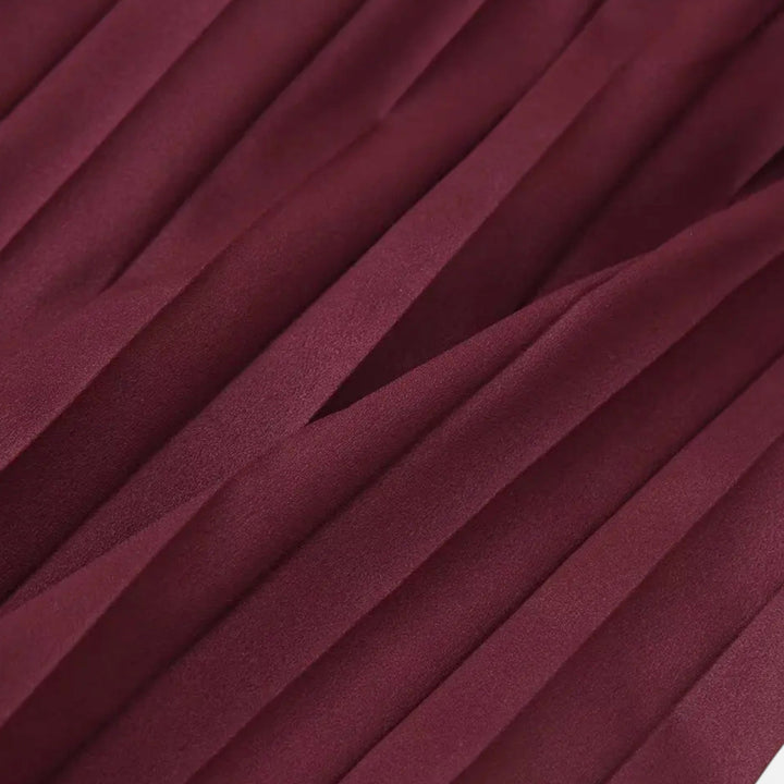 Elegant Pleated Women's Dress