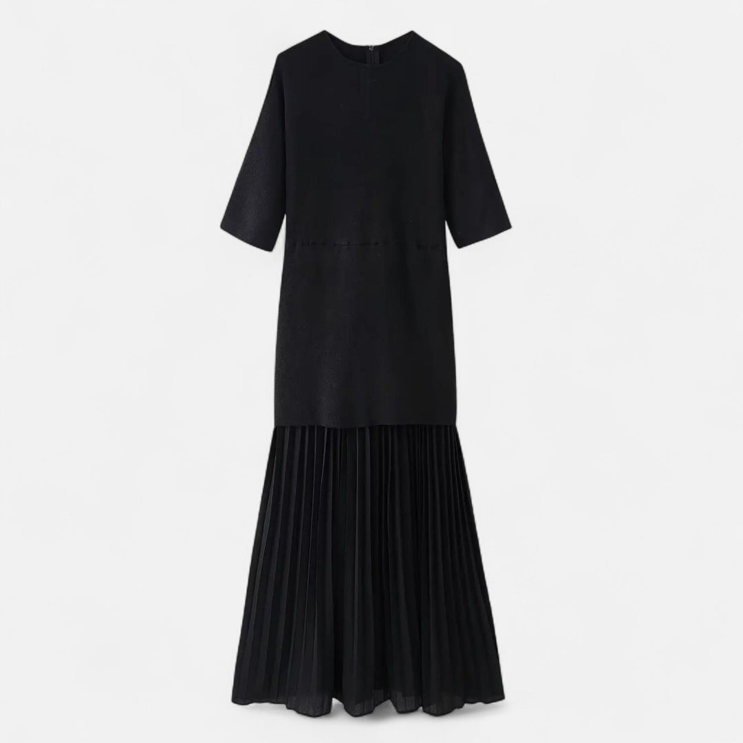 Elegant Pleated Women's Dress