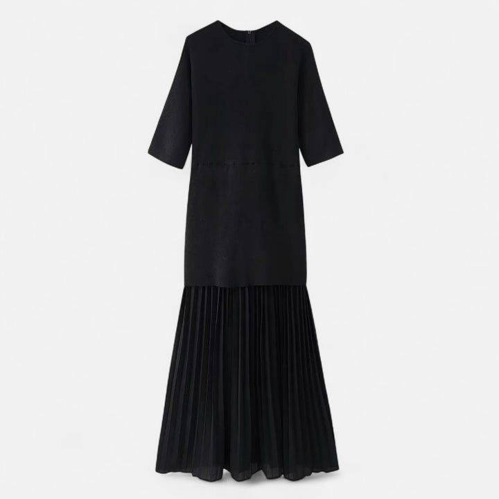Elegant Pleated Women's Dress