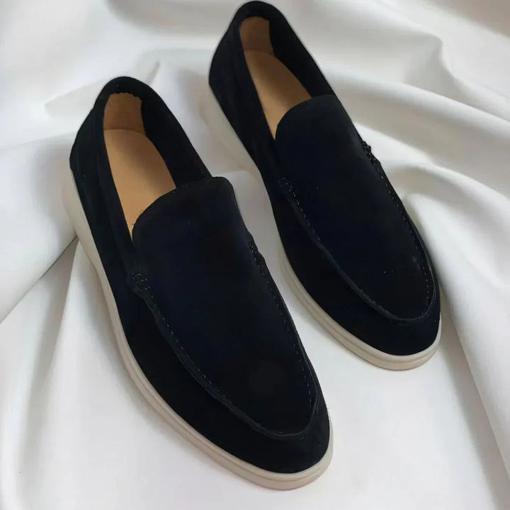Elegant Men's Suede Oxford Shoes