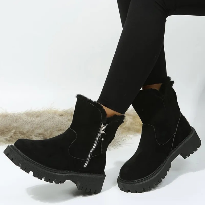 Lined Elegant Women's Ankle Boots