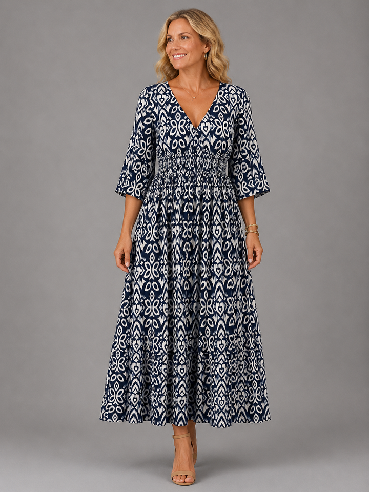 Bohemian Flow Women's Midi Dress